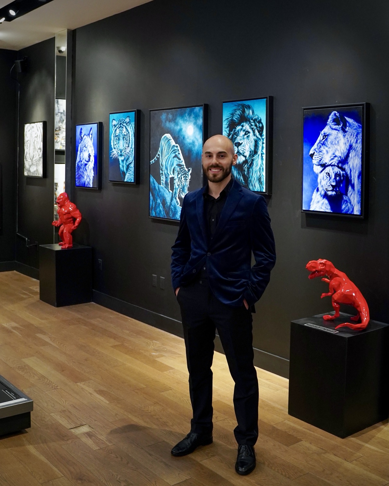 Marco Grasso paintings exhibited with Art Space & Design in Canada